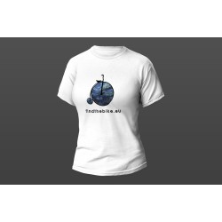 Тениска дамска бяла "Звездна нощ 2" Винсент ван Гог 