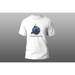 Тениска мъжка бяла "Звездна нощ 2" Винсент ван Гог 